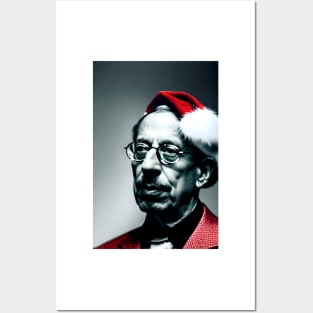 Santa Stravinsky (Celebrity Christmas) Posters and Art